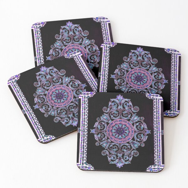 Item preview, floral print - purple designed and sold by Sana--Art.
