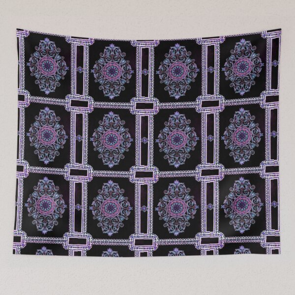 Item preview, floral print - purple designed and sold by Sana--Art.
