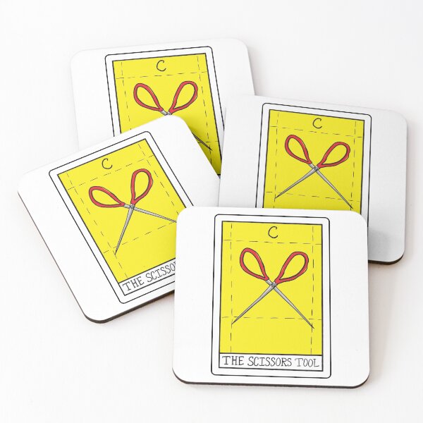 Item preview, InDesign Tarot Card Scissors Tool designed and sold by Amanda Weisbrod.