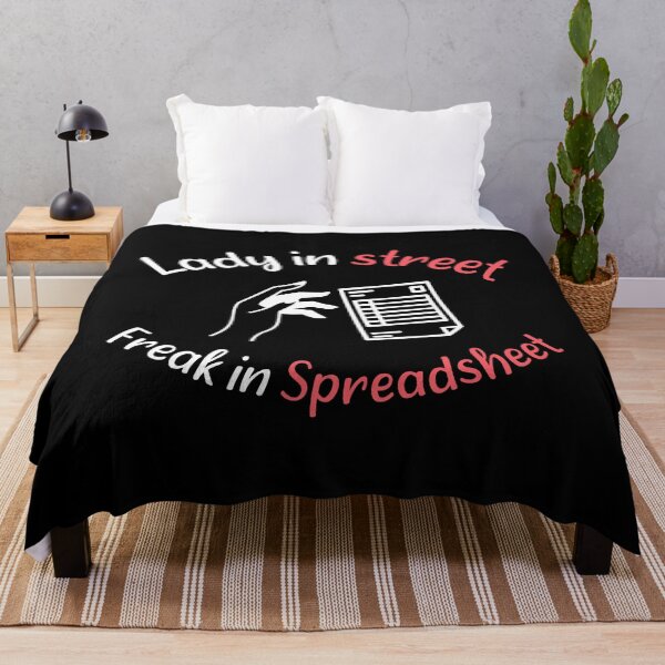 Item preview, Lady In The Street Freak In The Spreadsheet Funny Accounting women shirt, auditor Mugs, Accountants Stickers Tax season Gift designed and sold by Eddyed.