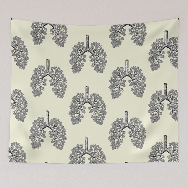 Item preview, lungs cancer awareness,human anatomy designed and sold by Collagedream.