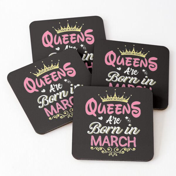 Item preview, Queens Are Born In MARCH designed and sold by CR-SHOP.
