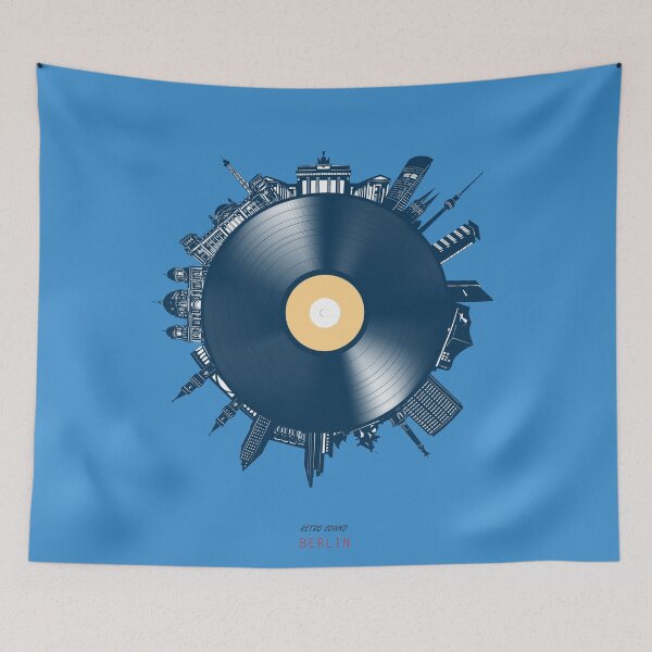 Item preview, berlin skyline vinyl designed and sold by BekimART2.