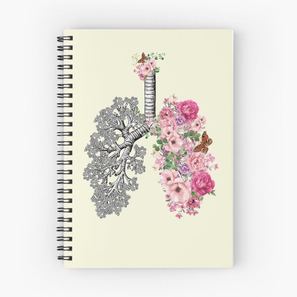 Artikelvorschau, Lungenkrebsbewusstsein, blühende rosa Rosen, Anatomie, Aquarell entworfen und verkauft von Collagedream.