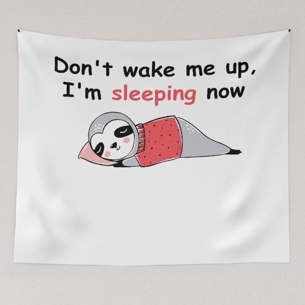 Item preview, Don't wake me up, I'm sleeping now cute slot t-shirt designed and sold by nasimaakter.