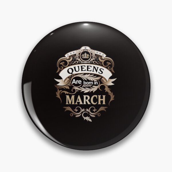 Item preview, Queens Are Born In March designed and sold by CR-SHOP.