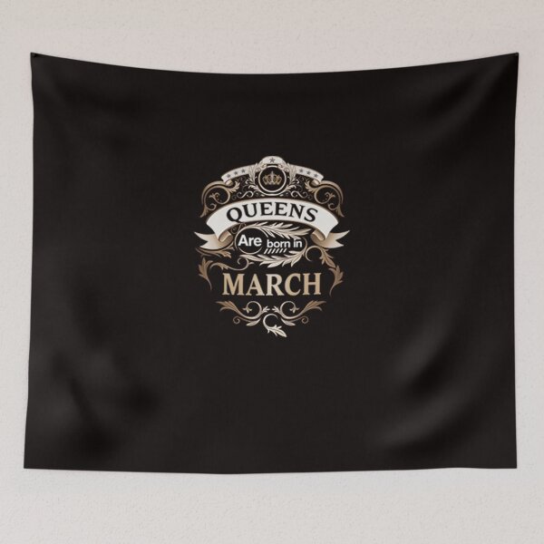 Item preview, Queens Are Born In March designed and sold by CR-SHOP.