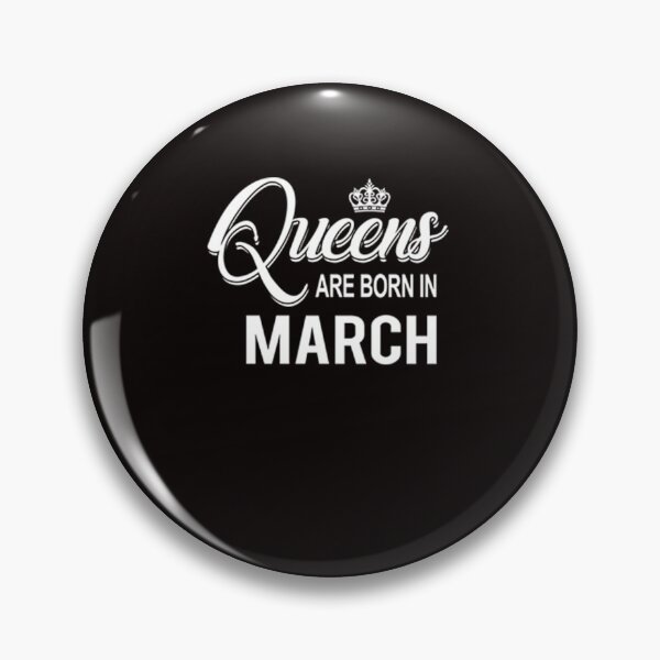 Item preview, Queens Are Born In March designed and sold by CR-SHOP.