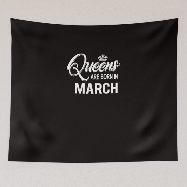 Item preview, Queens Are Born In March designed and sold by CR-SHOP.