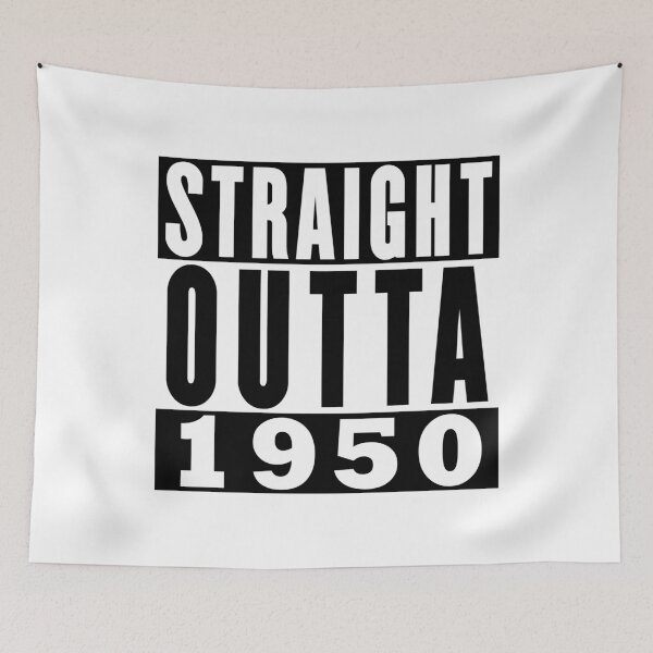 Item preview, Straight Outta 1950 Birthday designed and sold by RandomStuffShop.