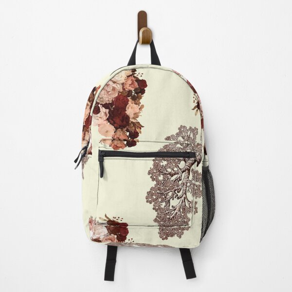Item preview, lungs cancer awareness, bloom roses floral, anatomy, watercolor designed and sold by Collagedream.
