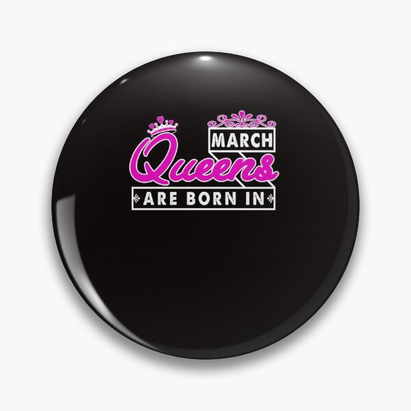 Item preview, Queens Are Born In March designed and sold by CR-SHOP.