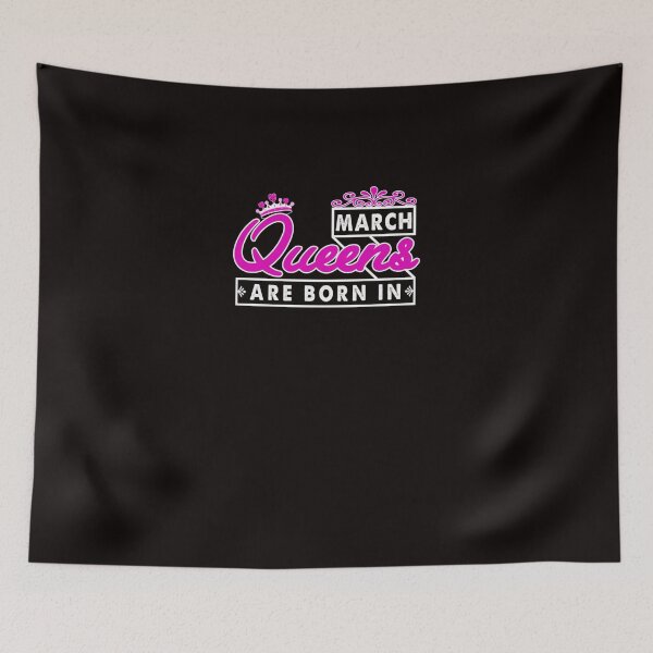 Item preview, Queens Are Born In March designed and sold by CR-SHOP.
