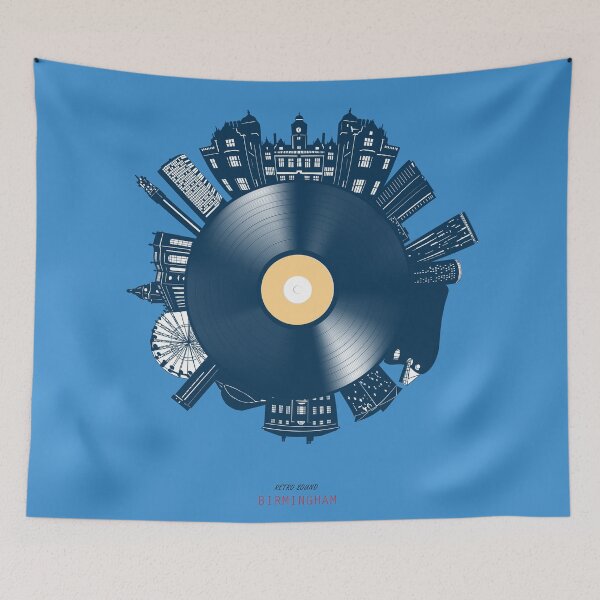 Item preview, birmingham skyline vinyl designed and sold by BekimART2.