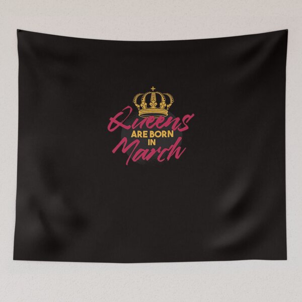 Item preview, Queens Are Born In March designed and sold by CR-SHOP.