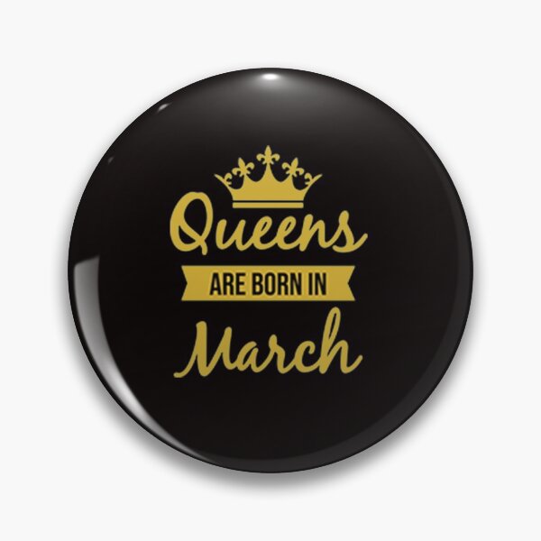 Item preview, Queens Are Born In March designed and sold by CR-SHOP.