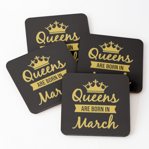 Item preview, Queens Are Born In March designed and sold by CR-SHOP.