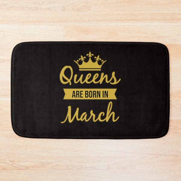 Item preview, Queens Are Born In March designed and sold by CR-SHOP.