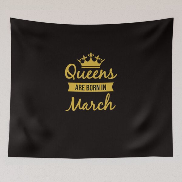 Item preview, Queens Are Born In March designed and sold by CR-SHOP.