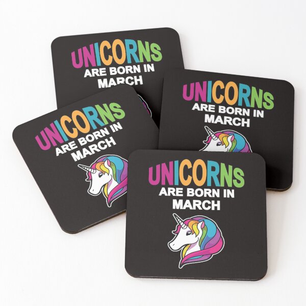 Item preview, Unicorns Are Born In March Birthday designed and sold by CR-SHOP.