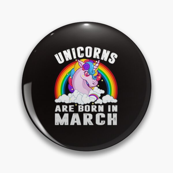 Item preview, Unicorns Are Born In March designed and sold by CR-SHOP.