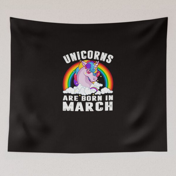 Item preview, Unicorns Are Born In March designed and sold by CR-SHOP.