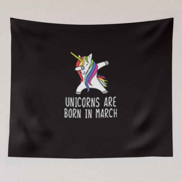 Item preview, Unicorns Are Born In March designed and sold by CR-SHOP.