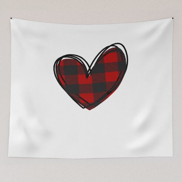 Item preview, Buffalo Plaid Heart designed and sold by me2atee.