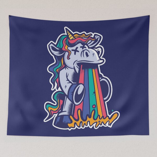 Item preview, Unicorn Rainbow Vomit | Funny Unicorn designed and sold by SLAG-Creative.