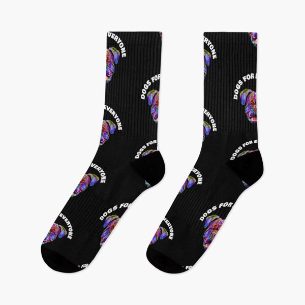 Item preview, Dogs For Everyone - Rainbow British Bulldog - Dog Woof Black designed and sold by NoMatterLab.