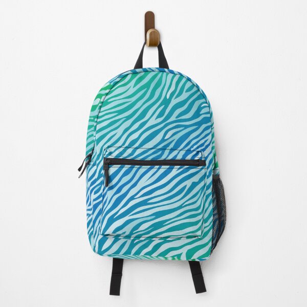 Item preview, Savage Blue Green Tiger Pattern Animal Print Wild Safari designed and sold by GDCdesigns.