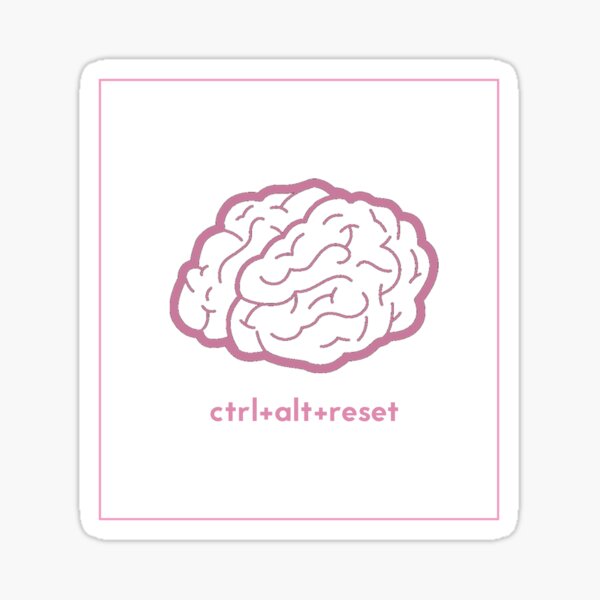 ctrl+alt+reset Sticker