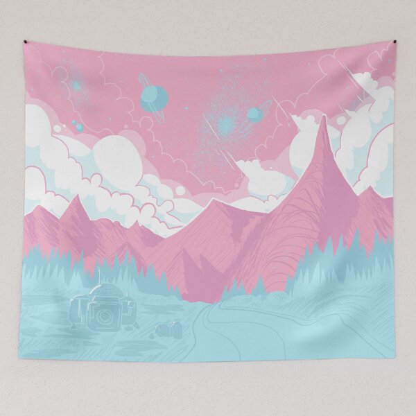 Item preview, Trans pride planet designed and sold by maelstrom47.