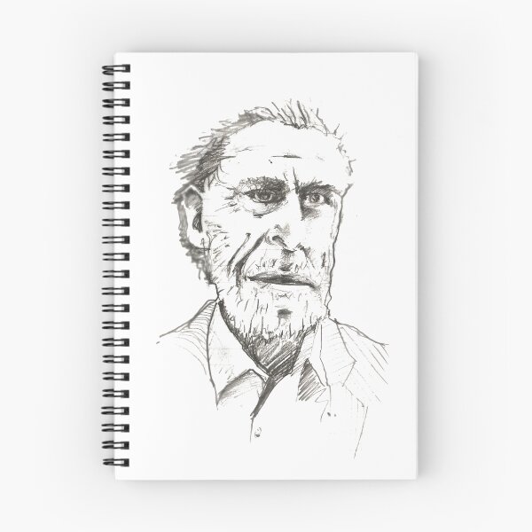 Item preview, Bukowski Pencil Sketch designed and sold by The Aloof.