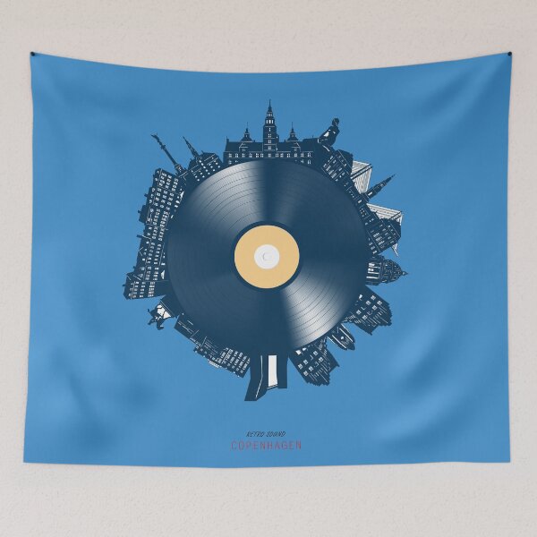 Item preview, copenhagen skyline vinyl designed and sold by BekimART2.