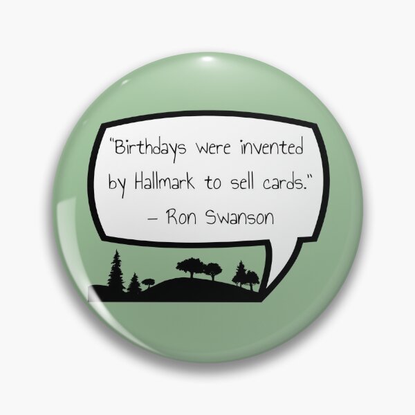 Aperçu de l'œuvre Parcs et loisirs: Ron Swanson lors des anniversaires créée et vendue par BatemanBranding.
