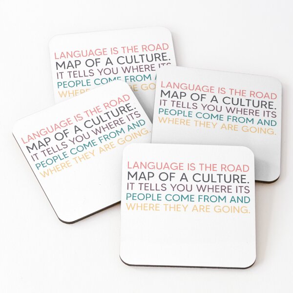 Item preview, Language is the road map of a culture. designed and sold by bdmart33.
