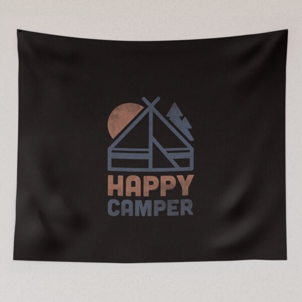 Item preview, Happy camper designed and sold by DR-STORE.