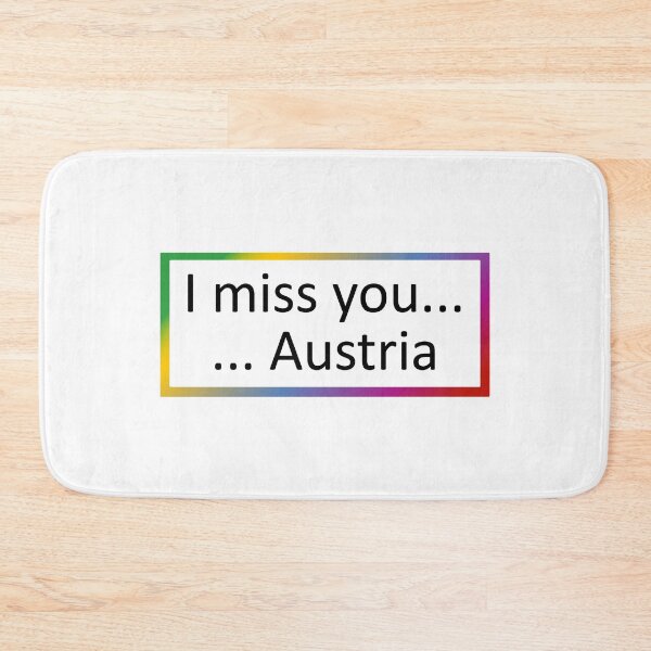 Item preview, I miss you ... Austria designed and sold by SmileMiau.