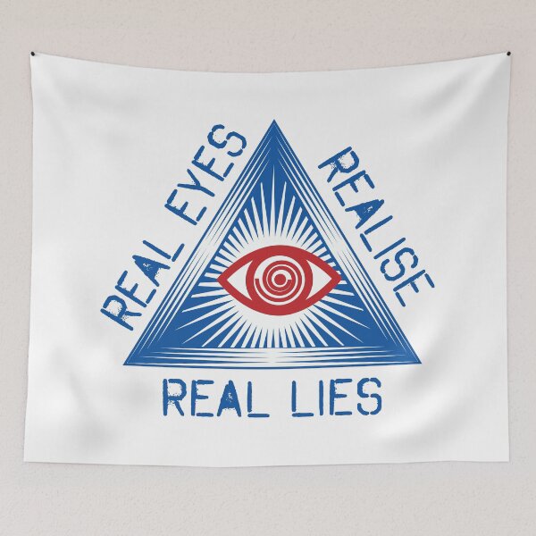Item preview, Real Eyes Realize Real Lies designed and sold by missdragonfly.
