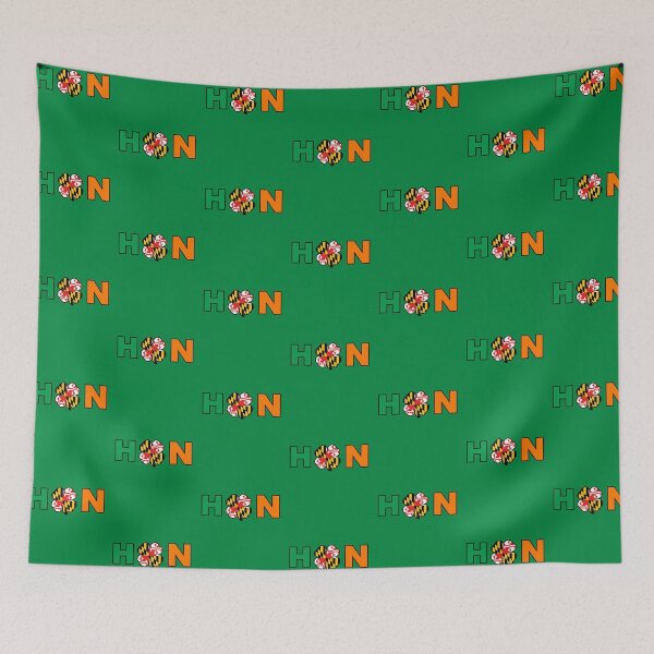 Item preview, Kiss Me I'm Irish Hon Baltimore Maryland State Flag Design Pattern designed and sold by Draculaura2009.
