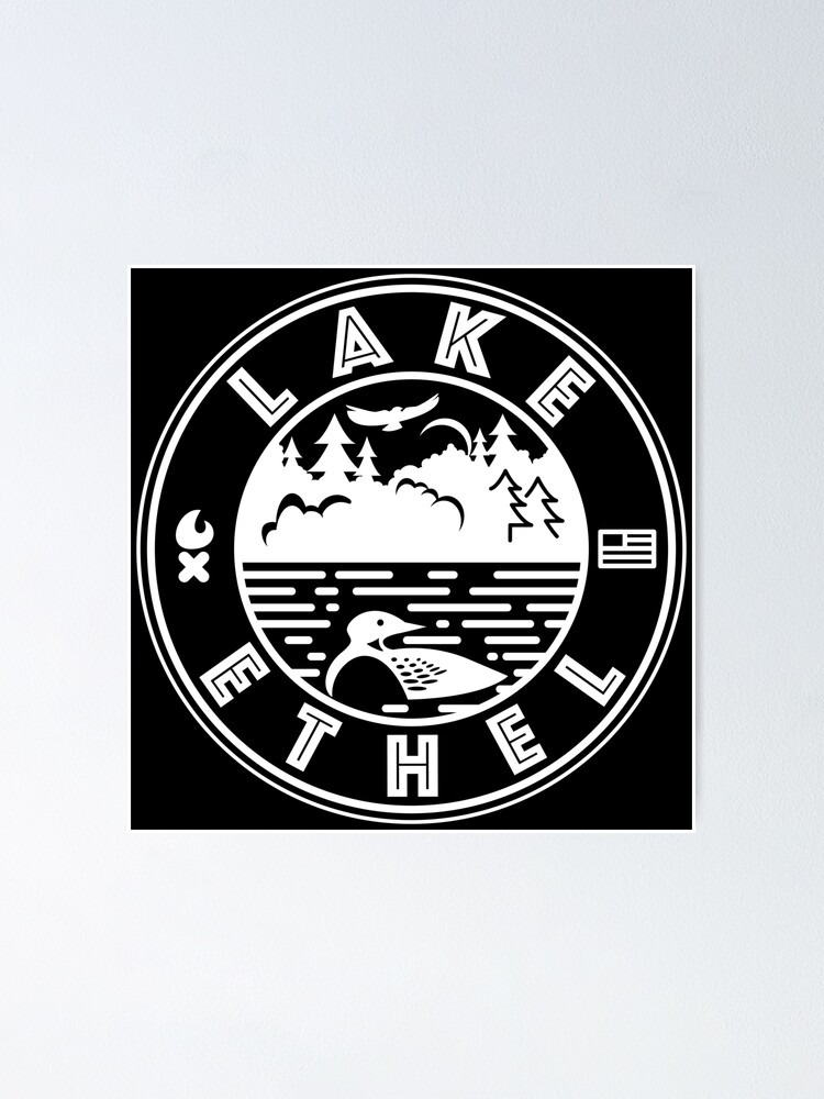 "Lake Ethel, MN Badge" Poster by KWind Redbubble