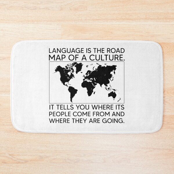 Item preview, Language is the road map of a culture. designed and sold by bdmart33.
