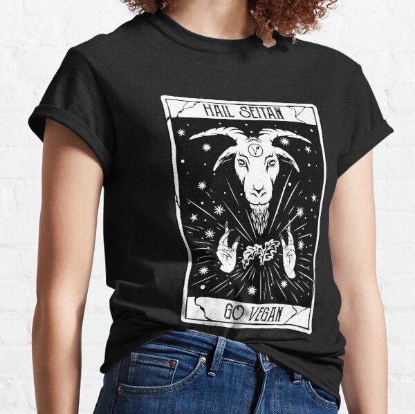 Gegrüßet seist du seitan und geh vegan, Classic T-Shirt