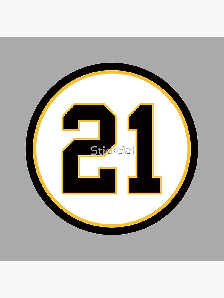 Roberto Clemente #21 Jersey Number Art Board Print for Sale by