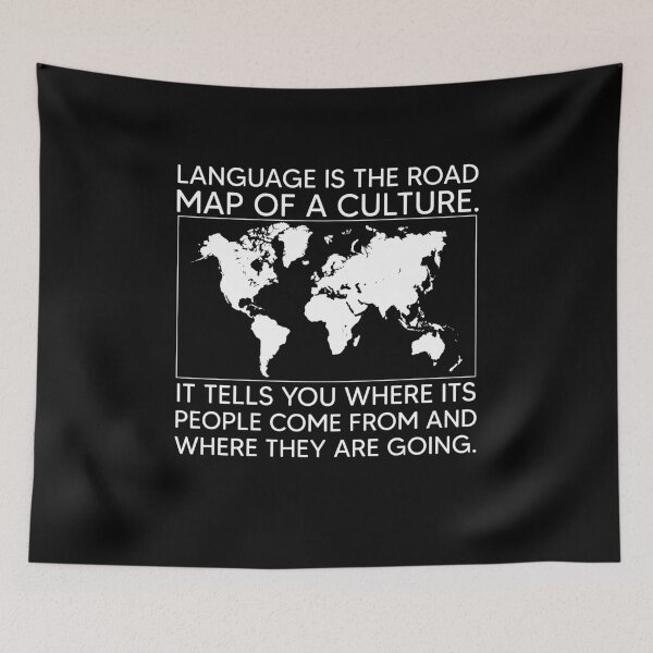 Item preview, Language is the road map of a culture. designed and sold by bdmart33.