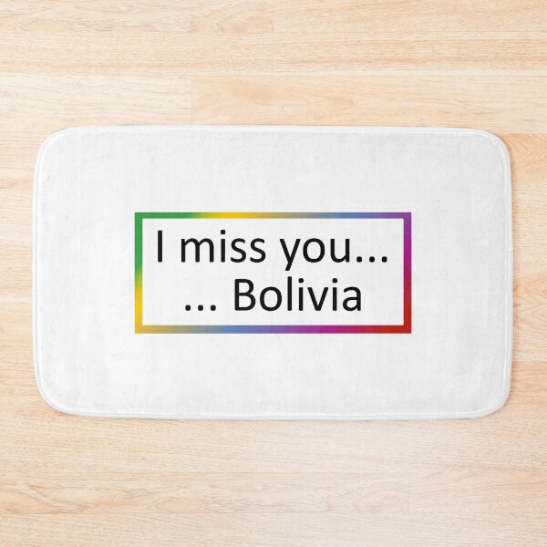Item preview, I miss you ... Bolivia designed and sold by SmileMiau.