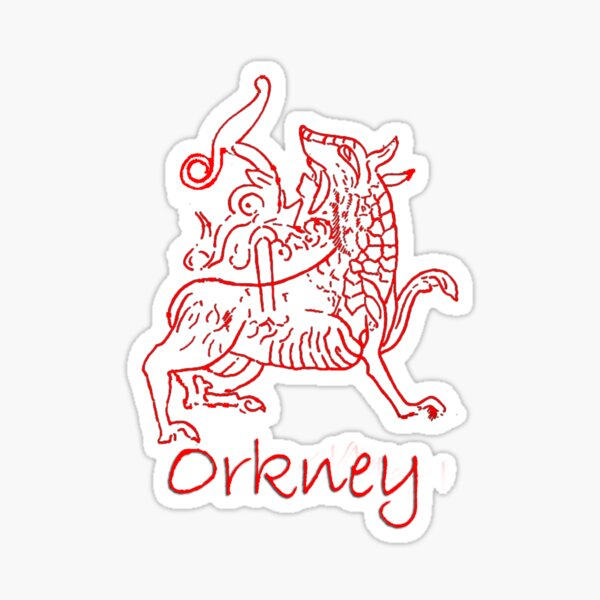 Item preview, Maeshowe Dragon Orkney designed and sold by Kye Valongo.