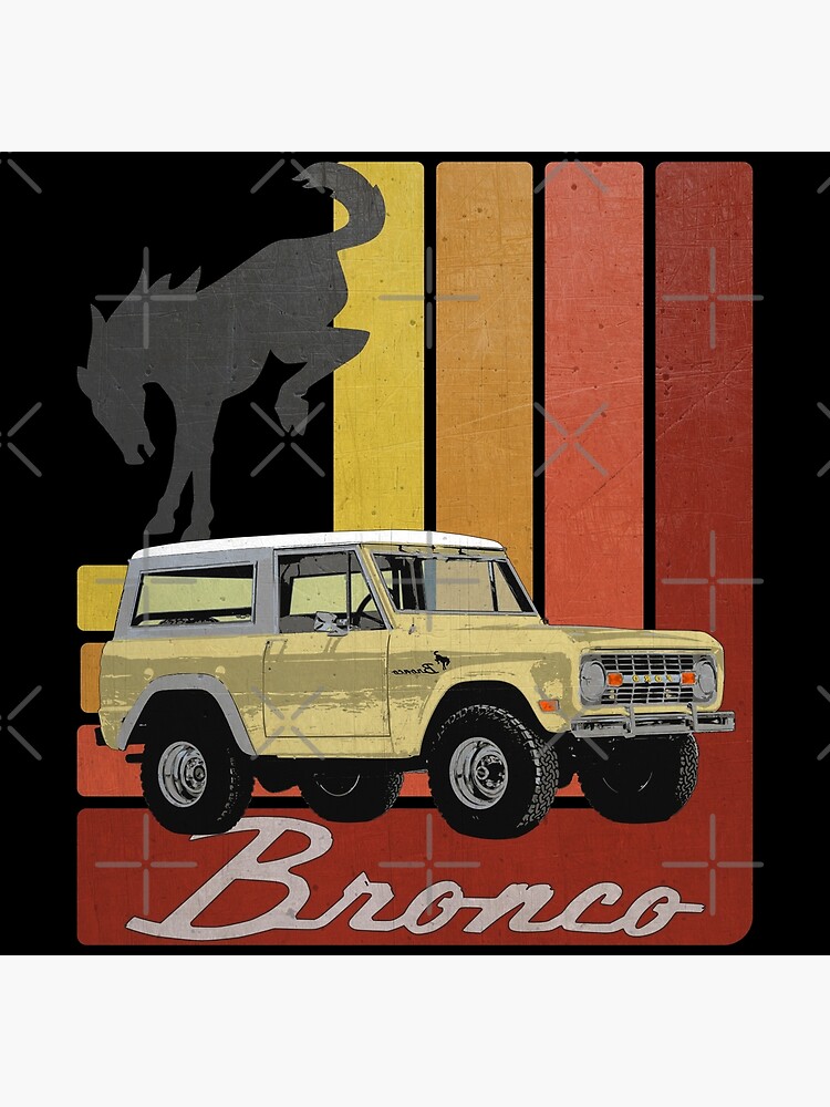 Discover Ford Bronco - Retro Canvas