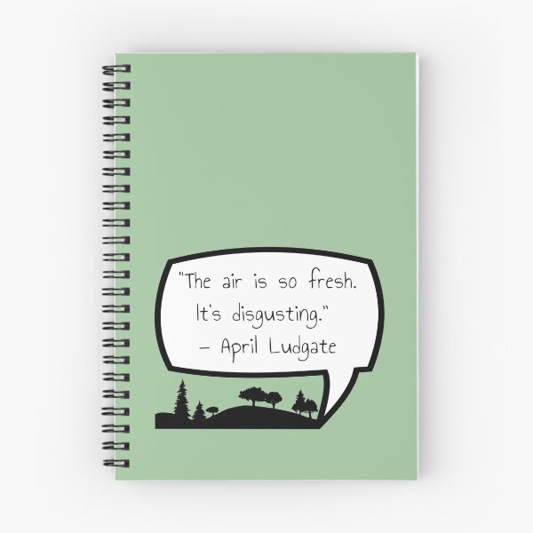 Item preview, Parks and Rec: April Ludgate on Fresh Air designed and sold by BatemanBranding.
